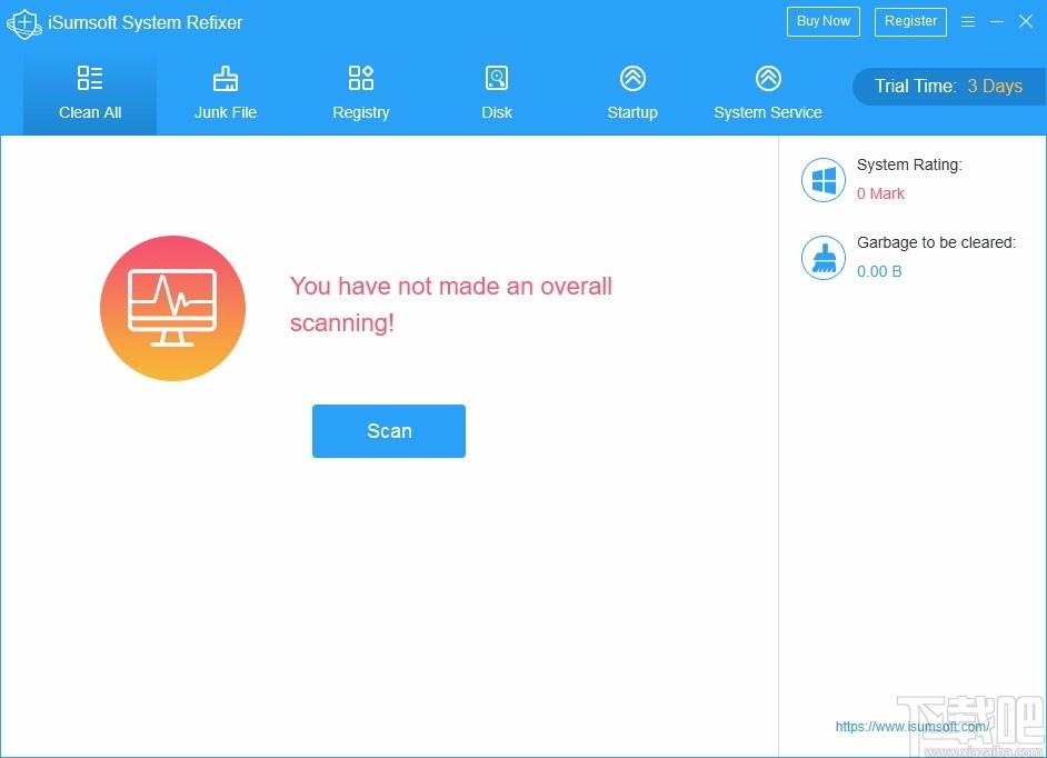 iSumsoft System Refixer下载,系统优化工具,垃圾清理