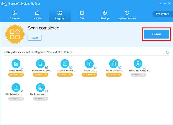 iSumsoft System Refixer下载,系统优化工具,垃圾清理