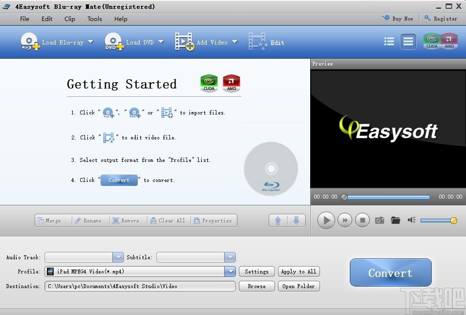 4Easysoft Blu Ray Mate下载,视频转换软件,视频转换