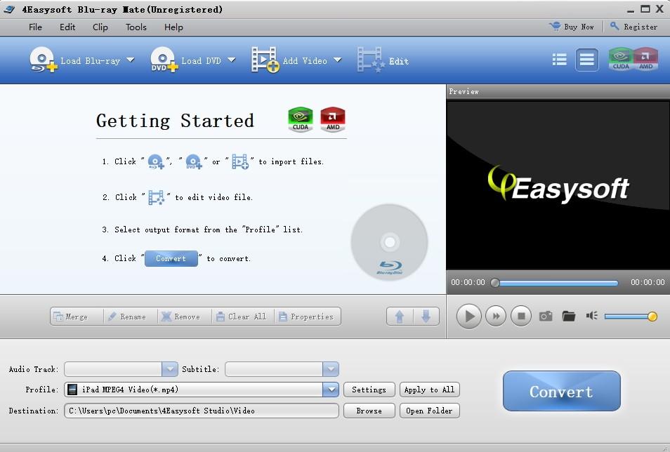 4Easysoft Blu Ray Mate下载,视频转换软件,视频转换