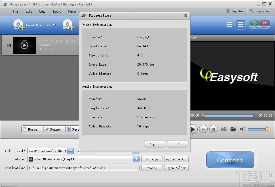 4Easysoft Blu Ray Mate下载,视频转换软件,视频转换